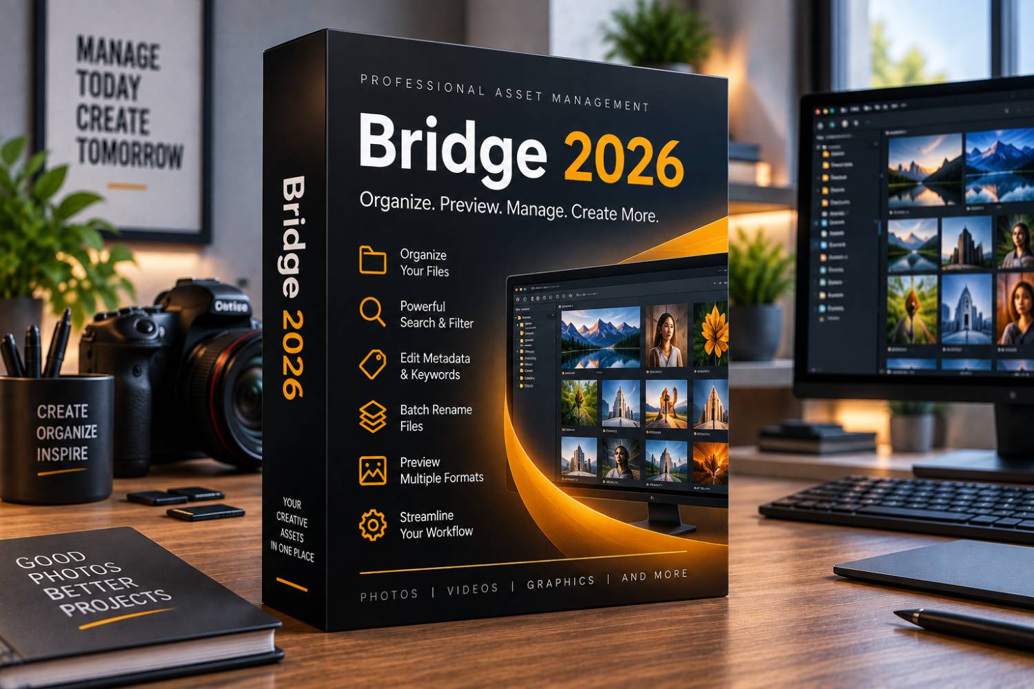 Adobe Bridge 2026 (Windows) – Refurbished Perpetual License | Professional Creative Asset Management Software