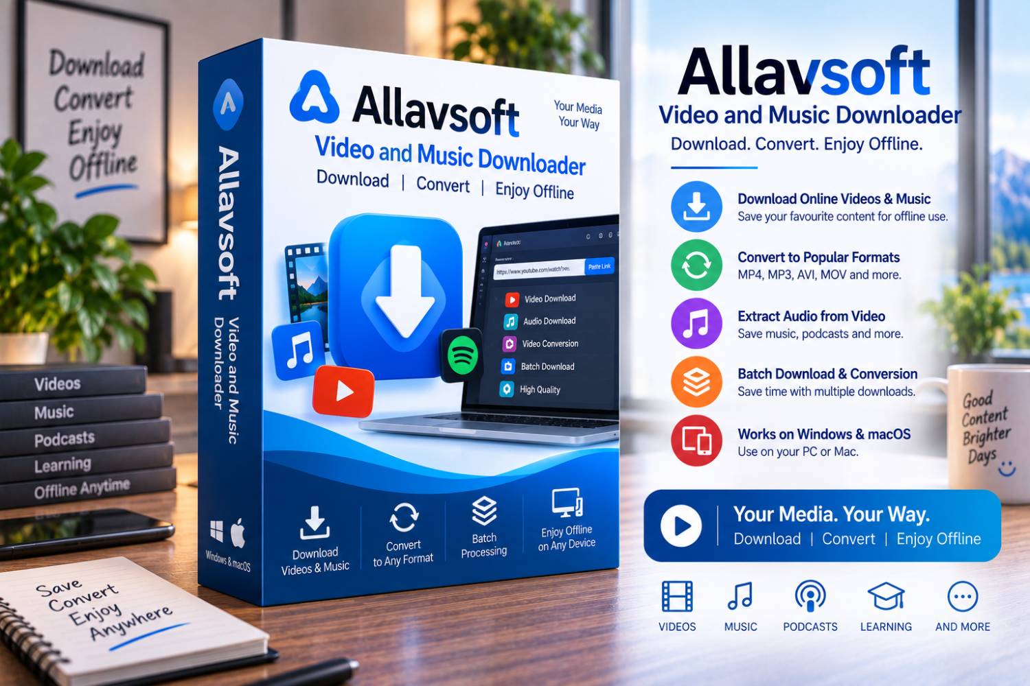 Allavsoft – Video and Music Downloader | Download, Convert & Manage Your Favourite Media
