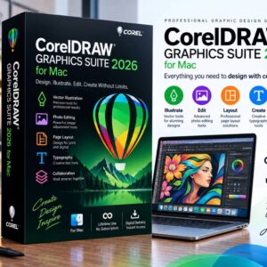 CorelDRAW Graphics Suite 2026 for Mac – Perpetual License | Professional Graphic Design & Illustration Software