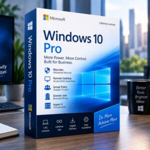 Windows 10 Pro (PC) – Perpetual License | Professional, Secure & Reliable Operating System